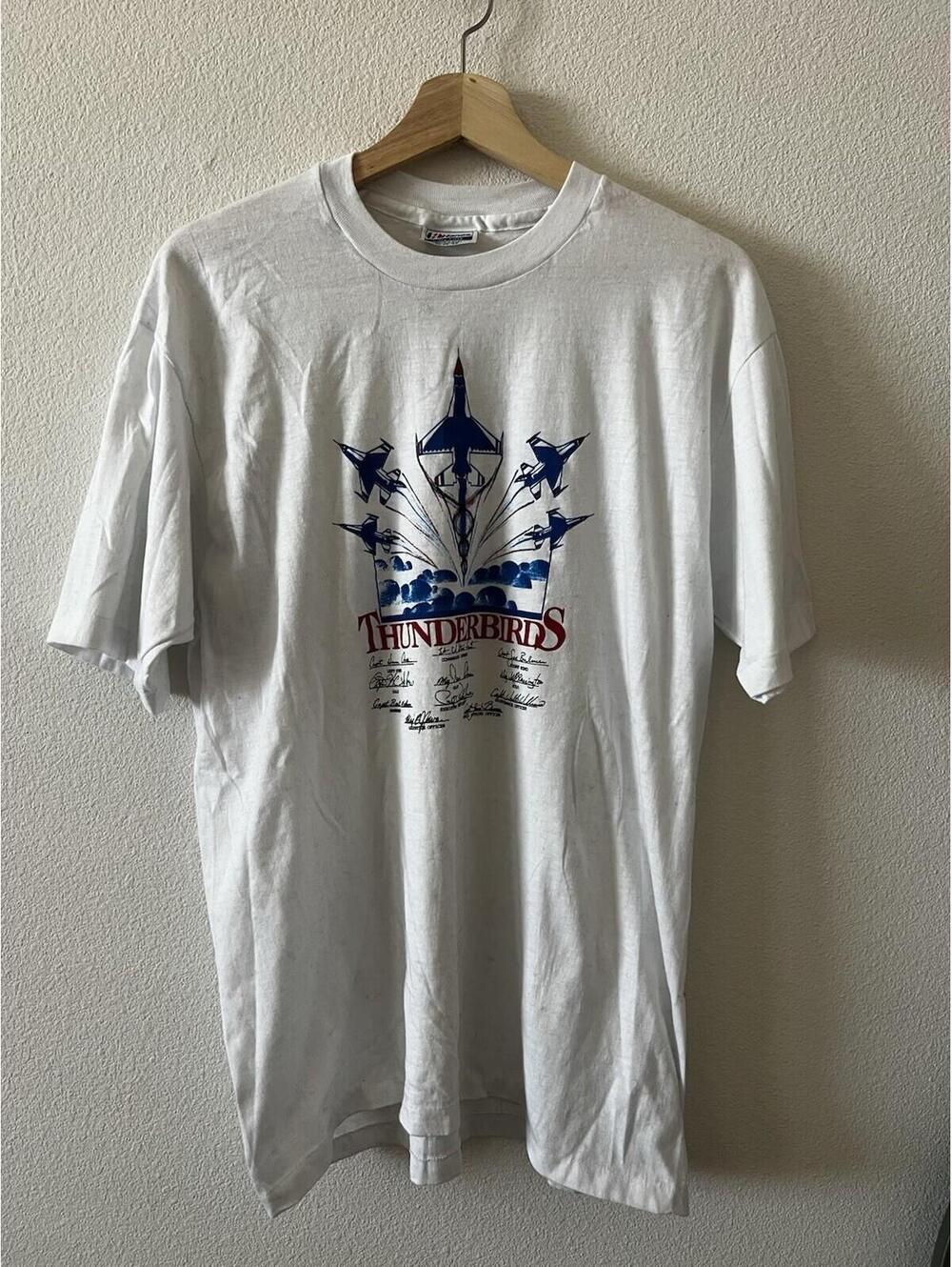 Vintage Frecce Tricolori Italian Air Force Pilot Tee M￼